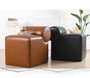 Atelier Del Sofa Rohin Deri Puf - Negro